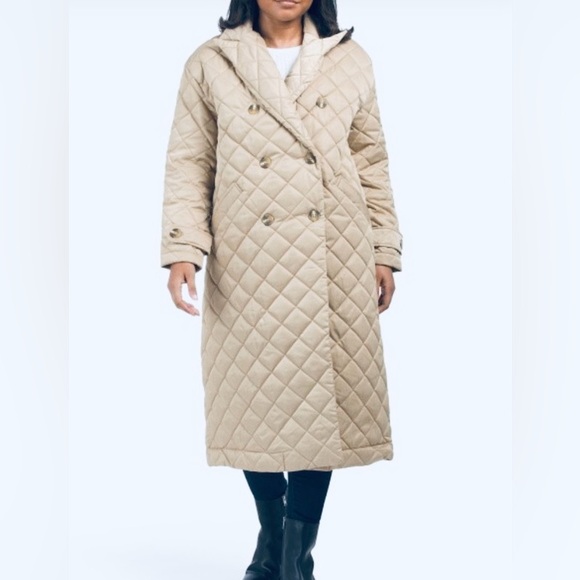 Rebecca Minkoff Jackets & Blazers - Rebecca Minkoff White Quilted Puffer Trench Coat